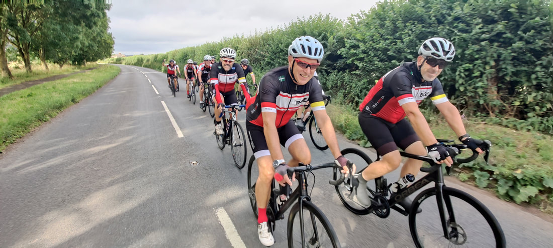BG&E riders on a Devon lane